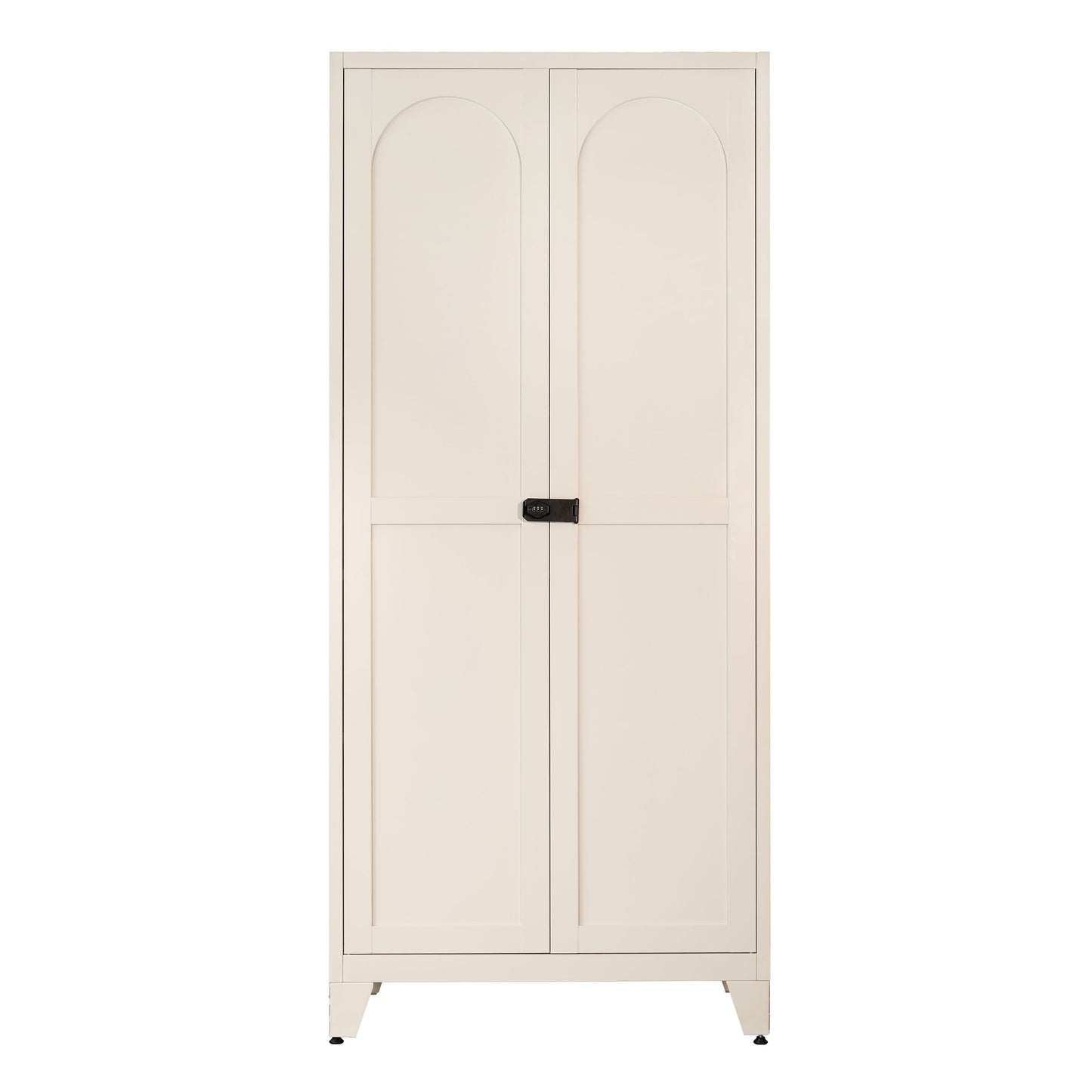 Siavonce 31.5-in W x 71-in H Steel Beige Freestanding Utility Storage Cabinet
