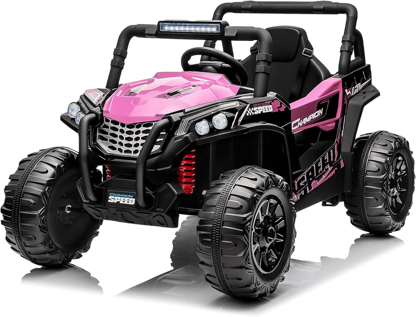 Garvee 12V Electric Ride On UTV for Kids/ Off Road Truck with Remote Control/ Music/ LED Lights / Suspension/ Ages 3 To 8/ Eco friendly electric ride on zero emission