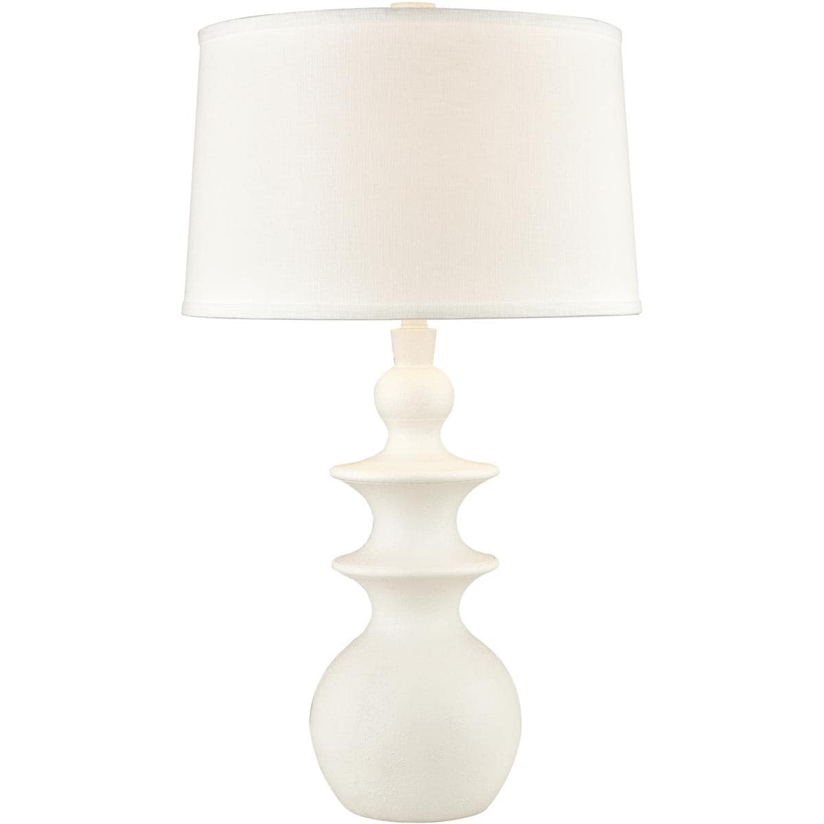 Atlas Lighting and Home PL11050-WH Depiction 32 inch 150 watt Matte White Table Lamp Portable Light