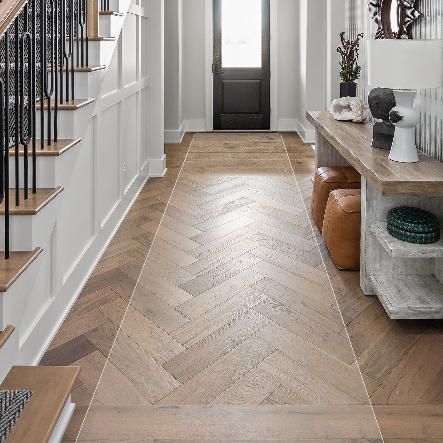 FURKIT Clear Runner Rug for Hallway, 2'x6' No Slip Waterproof Kitchen Standing Floor Mat for High Traffic, Vinyl Indoor Outdoor Entryway Area Rug for Laundry, Bedroom, Living Room