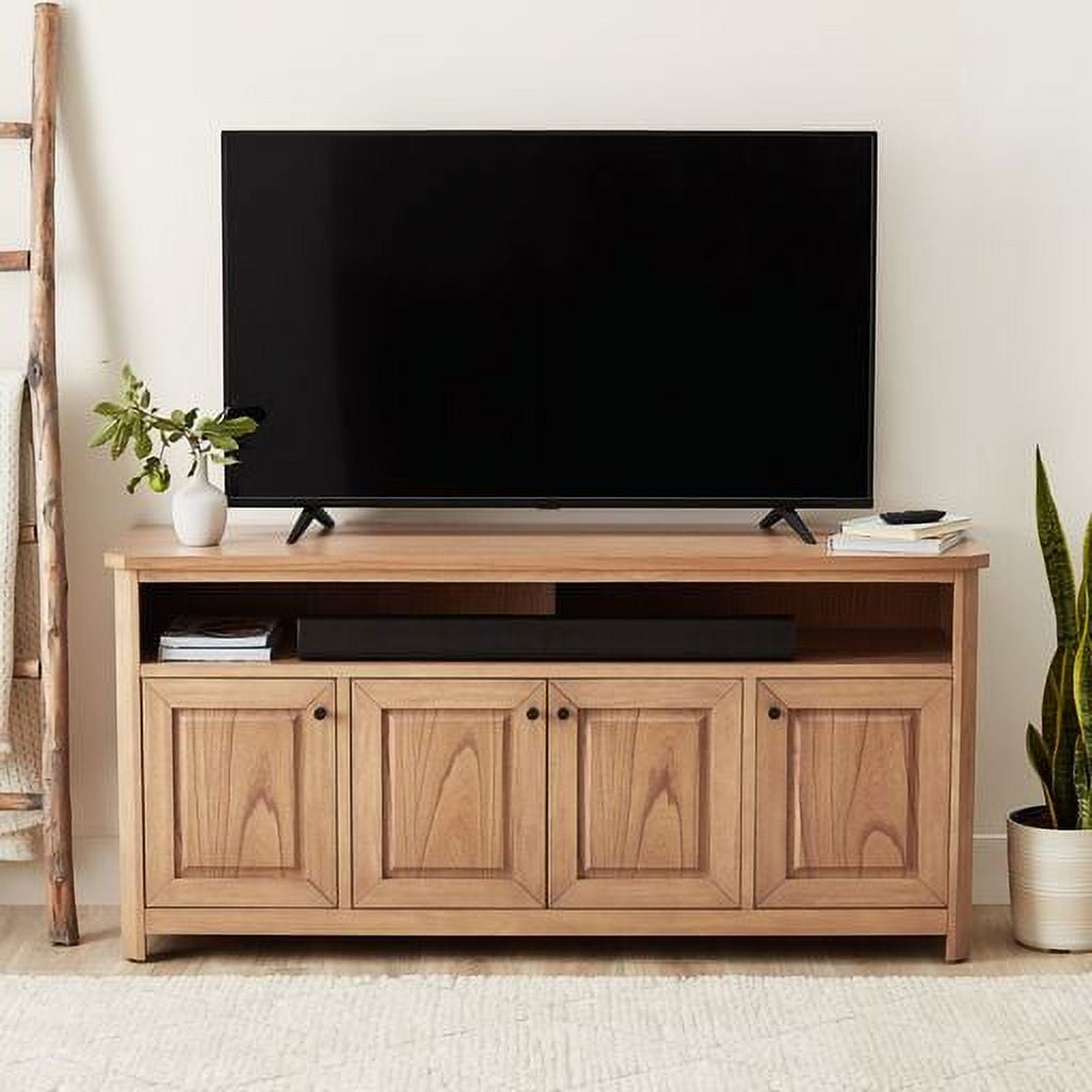 Better Homes & Gardens Pembrook TV Stand for TVs up to 70", Natural Oak finish, by Dave & Jenny Marrs
