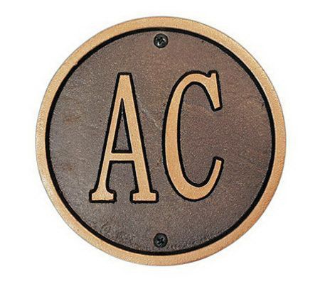 Pinecone - Standard Wall Address Sign