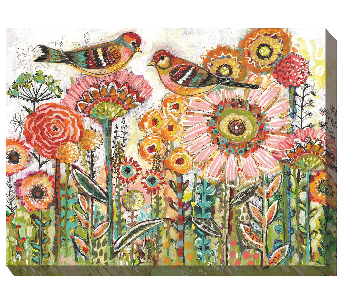 West of the Wind Outdoor Canvas Art Sweet Tweet s 40" x 30"