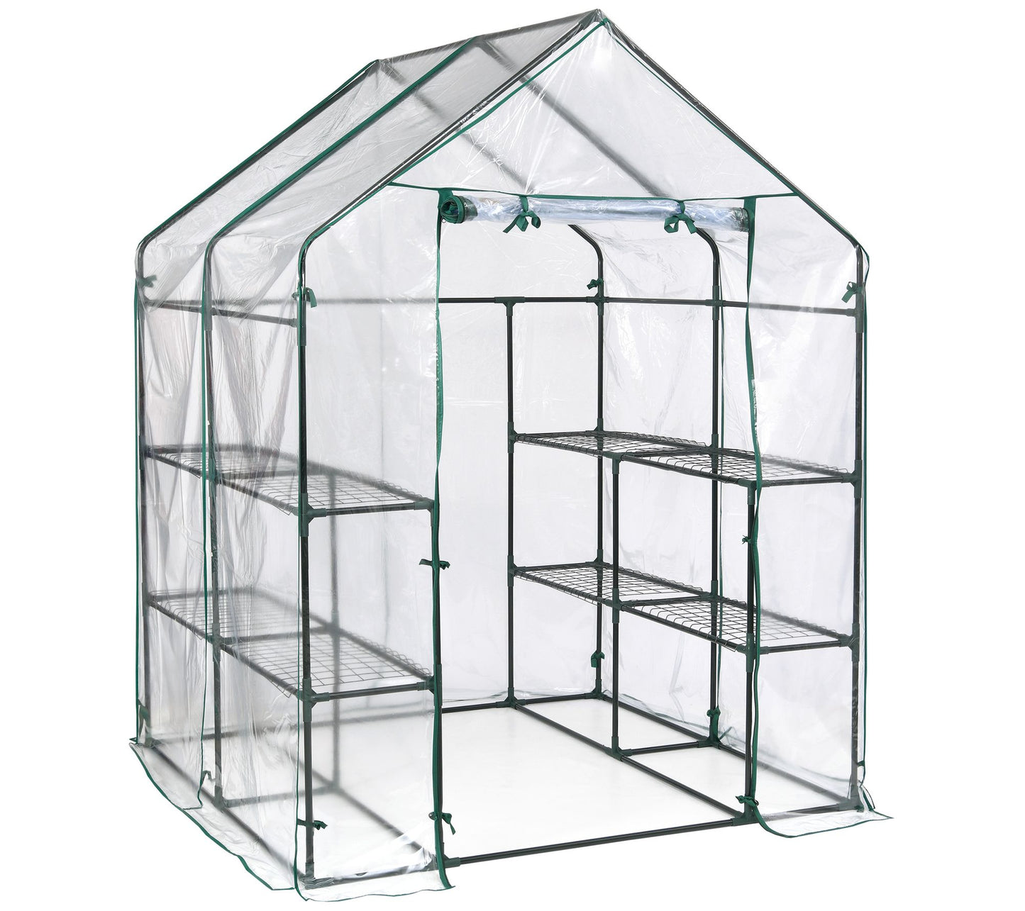 Miracle-Gro Mini Greenhouse 4' 8" x 4' 8" x 6'"