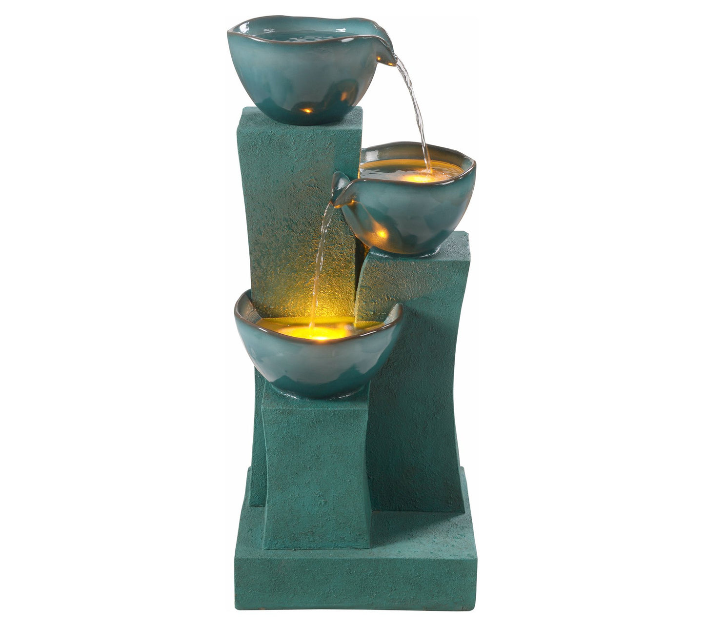 Teamson 3-Tier 29" LED Outdoor Water Fountain