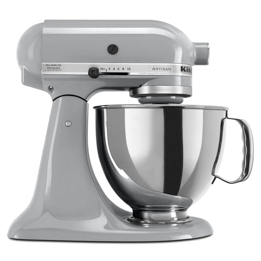 KitchenAid Artisan Metallic Chrome 5-Quart Tilt-head Stand Mixer KSM150PSMC