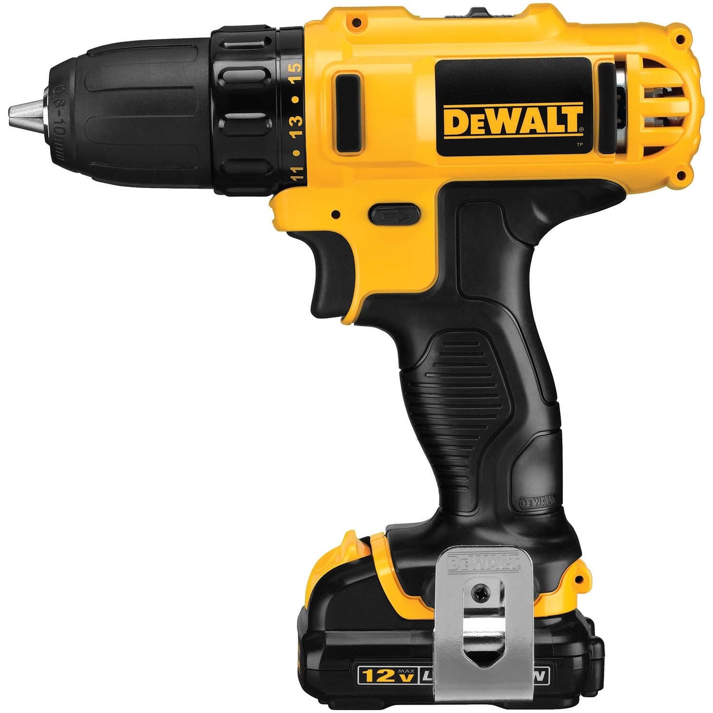 DEWALT 12-volt Max 3/8-in Keyless Cordless Drill (2-Batteries Included, Charger Included and Soft Bag included) DCD710S2