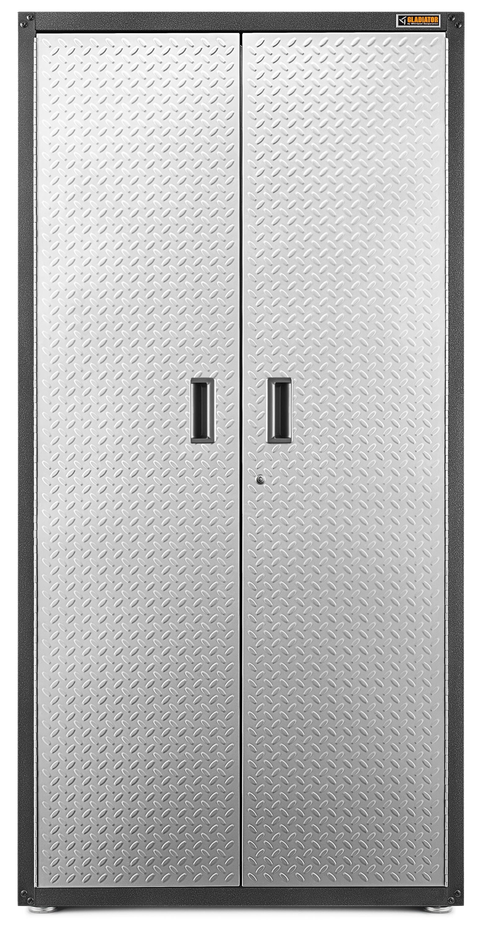 Gladiator Ready-to-Assemble Large GearBox 36.0-in W x 72.0-in H x 18.0-in D Freestanding or wall-mounted Steel Garage Cabinet in Gray