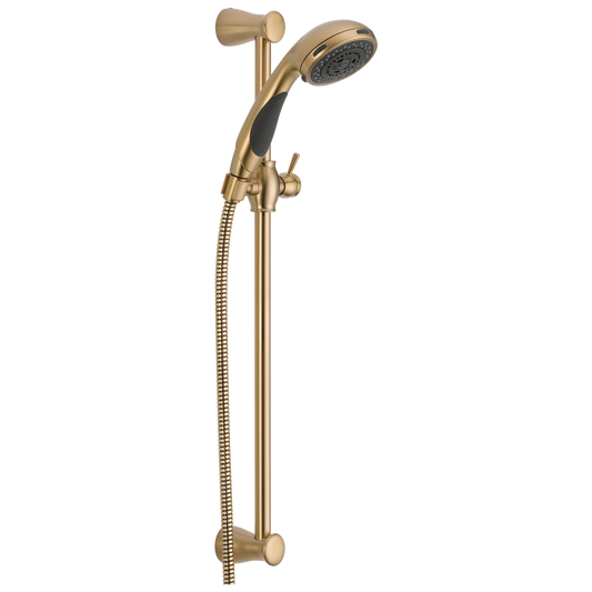 Delta 3.0 -Spray Champagne Bronze 4.7200-in Round Handheld Shower Head 2.5 GPM