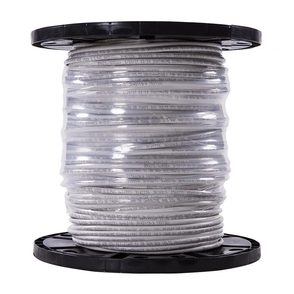 Southwire SIMpull 500-ft 6-AWG White Stranded Copper Thhn Wire (By-the-roll) 20494145