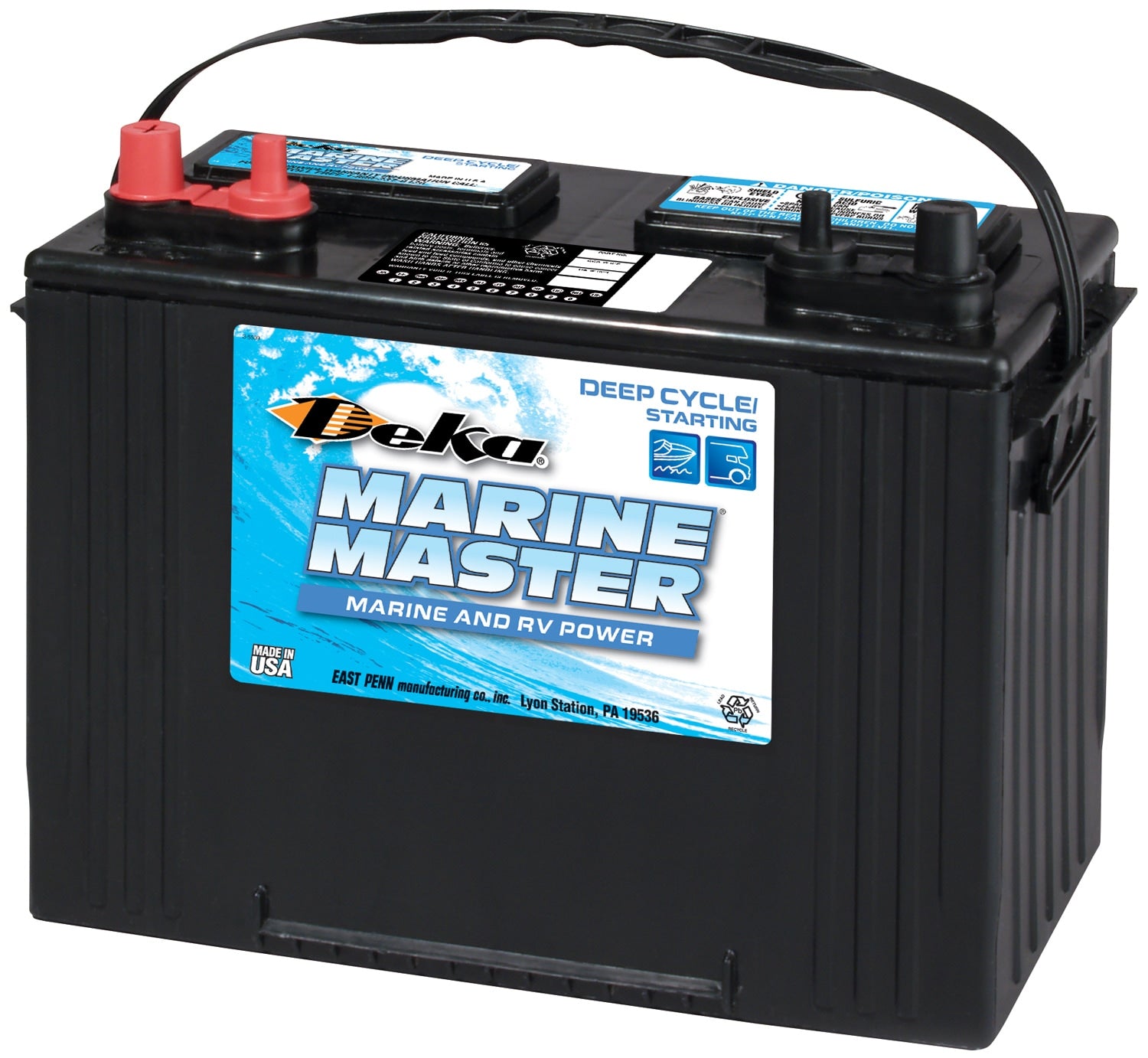 Deka 12-Volt 600 Amps CCA Marine Battery DP27