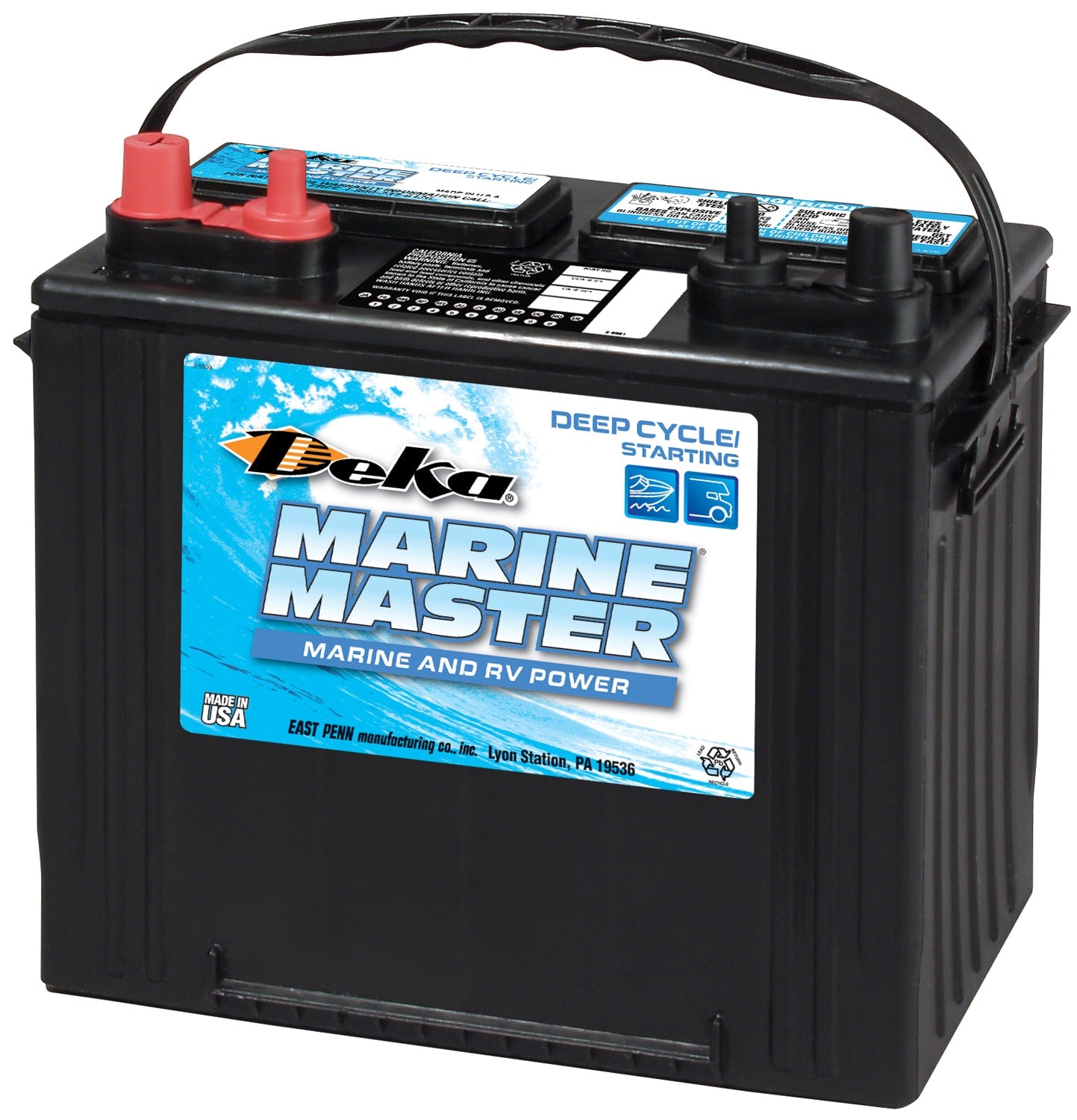 Deka 12-Volt 550 Amps CCA Marine Battery DP24