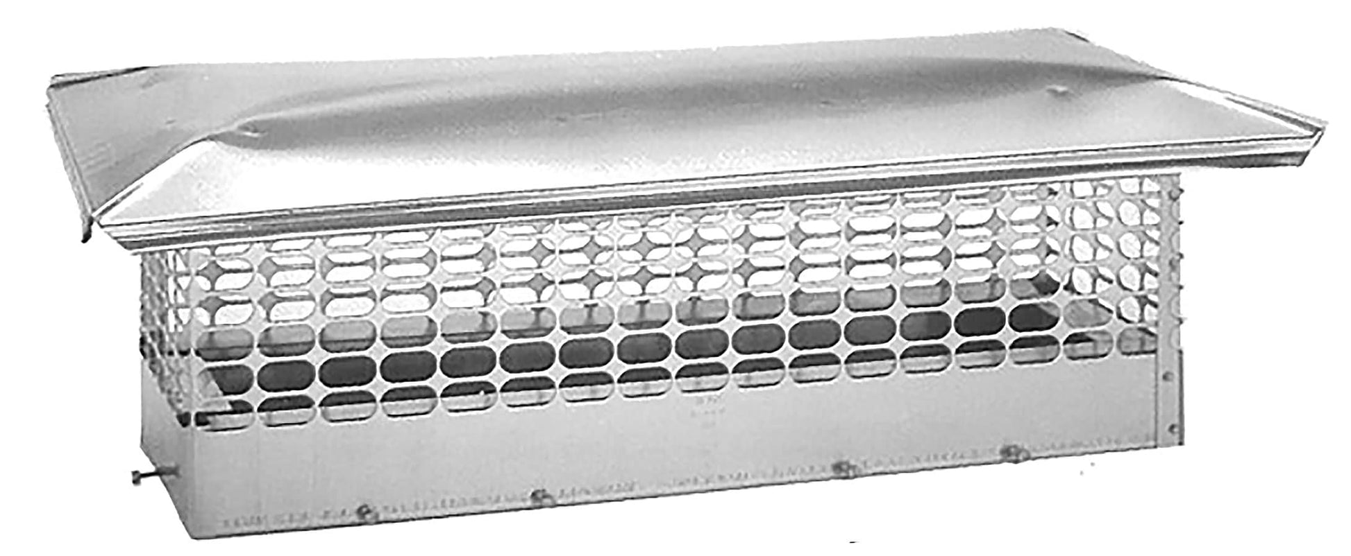 The Forever Cap 14-in W x 28-in L Stainless Steel Rectangular Chimney Cap CCSS1328