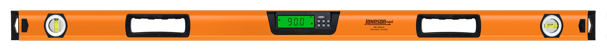 Johnson Level Aluminum 48-in 2 Vial Box Beam Level 1760-4800