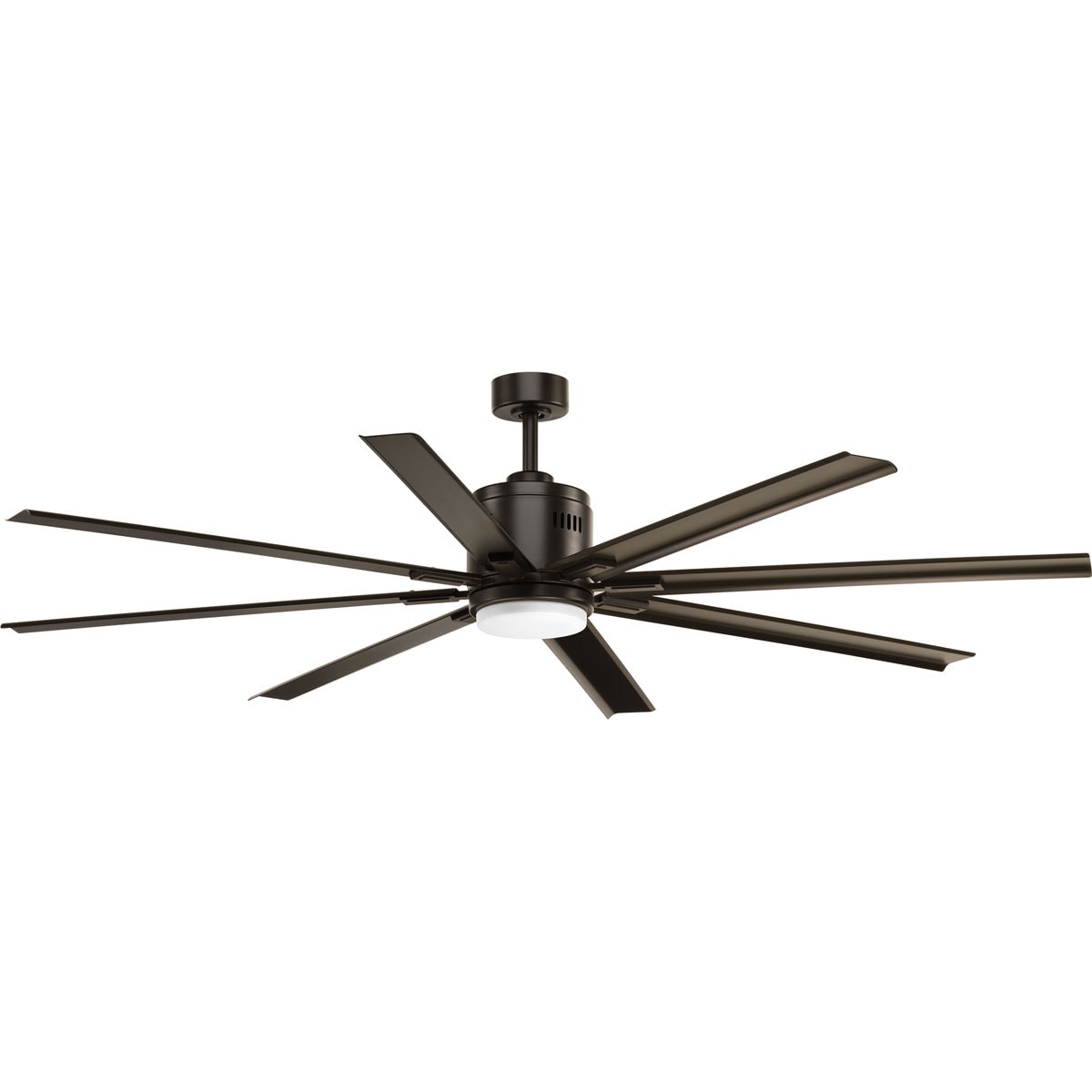 Progress Lighting Vast 72-in Integrated LED Outdoor Antique Bronze with Antique Bronze Blades Ceiling Fan With Light - Remote Included ( 8 -Blade ) 4966737