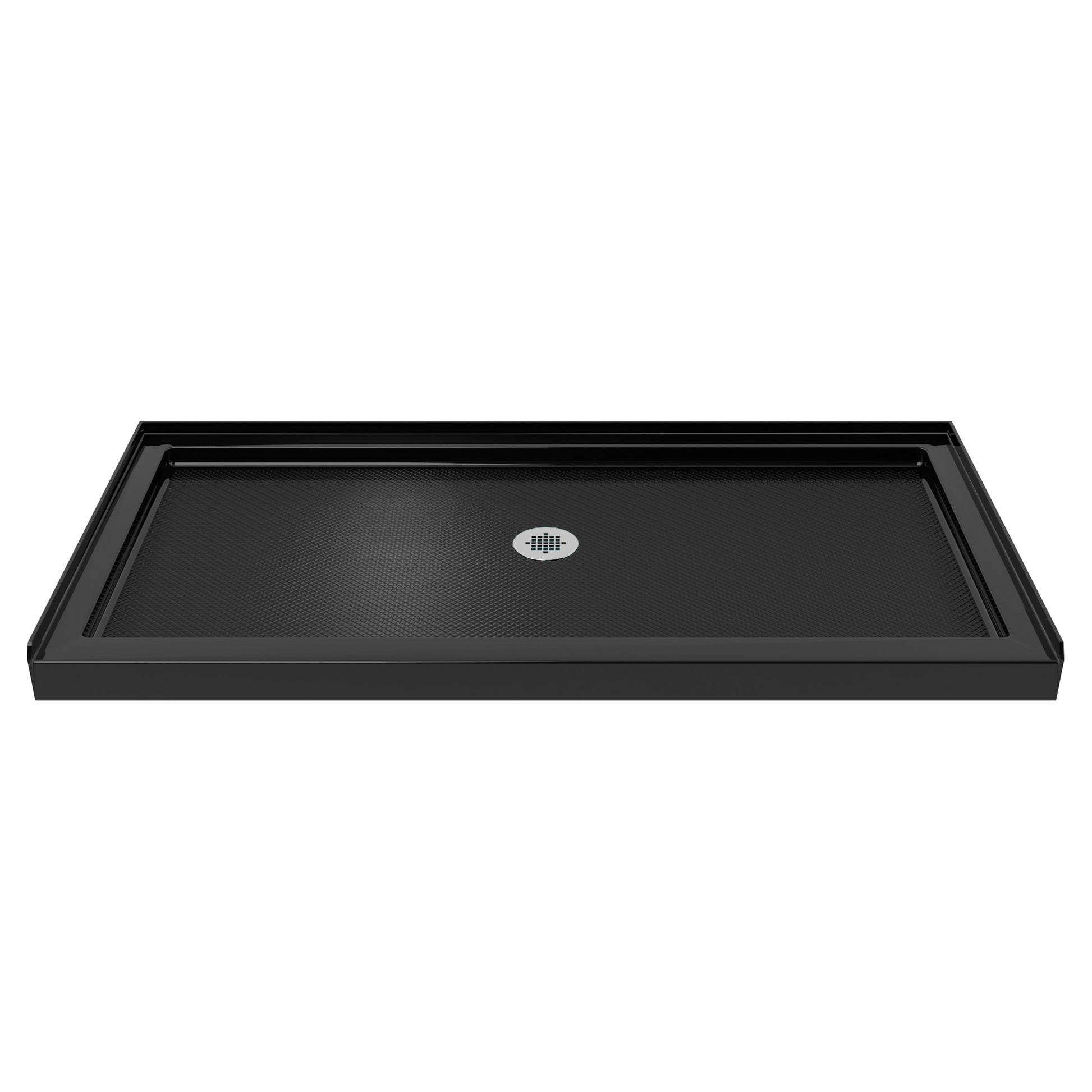 DreamLine SlimLine 30-in W x 60-in L Center Black Single Threshold Rectangle Shower Pan Base with 2.75-in H Threshold