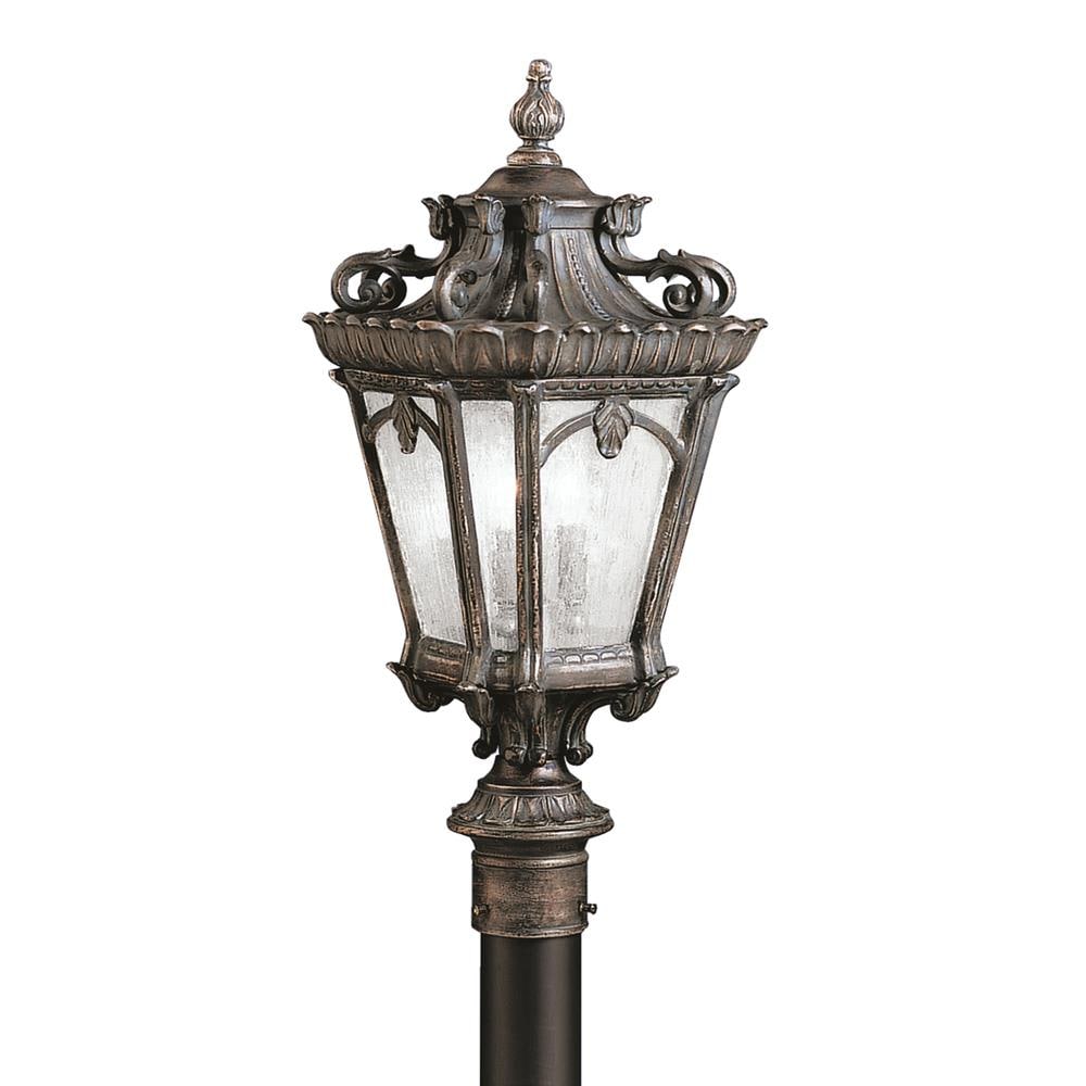 Kichler Tournai 30-in Londonderry Traditional Outdoor Light post lantern 1253789