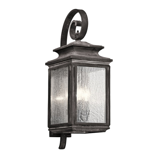Kichler Wiscombe Park 4 -Light 26.25-in H Gray Hardwired Outdoor Wall Light 1253670