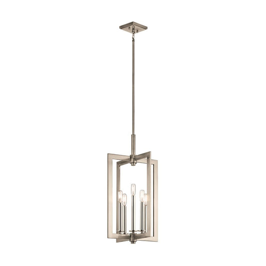 Kichler Cullen 5 -Light Classic pewter Modern/contemporary Geometric Medium Hanging Pendant light 1253311