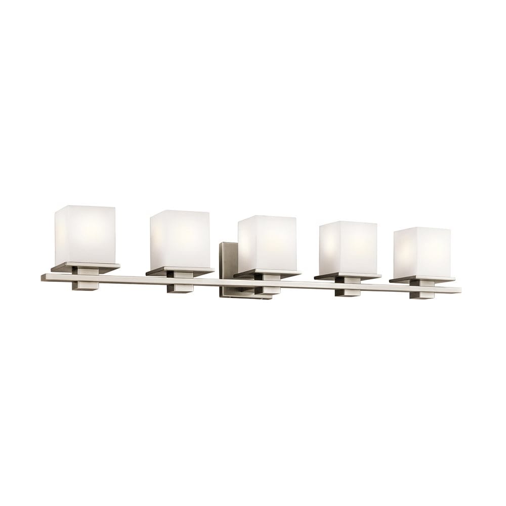 Kichler Tully 40.25-in 5 -Light Antique Pewter Modern/contemporary Vanity light 1252419