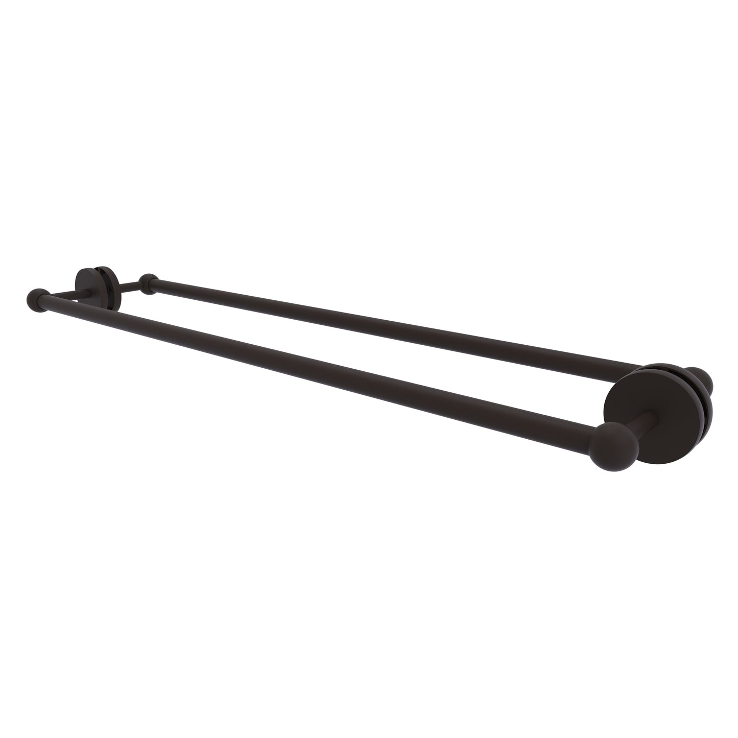 Allied Brass Prestige Skyline 30-in double Oil-rubbed bronze Wall mount Double Towel Bar