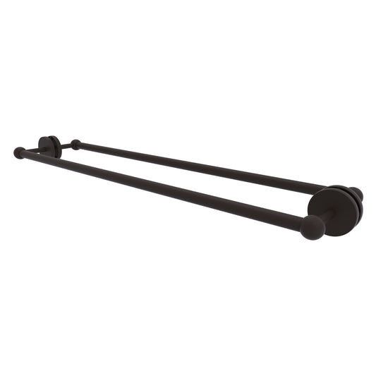 Allied Brass Prestige Skyline 30-in double Oil-rubbed bronze Wall mount Double Towel Bar