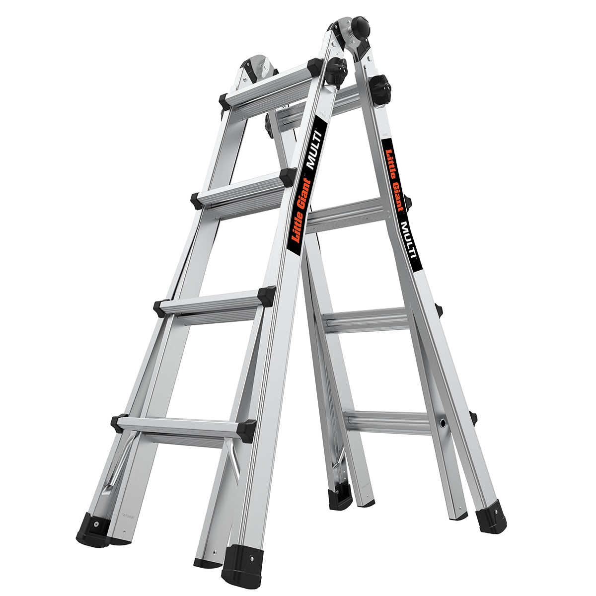 Little Giant Ladders Multi M17 18-ft Reach Type 1a- 300-lb Load Capacity Telescoping Multi-Position Ladder 16517-002