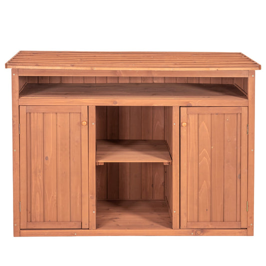 Leisure Season Brown Outdoor Storage