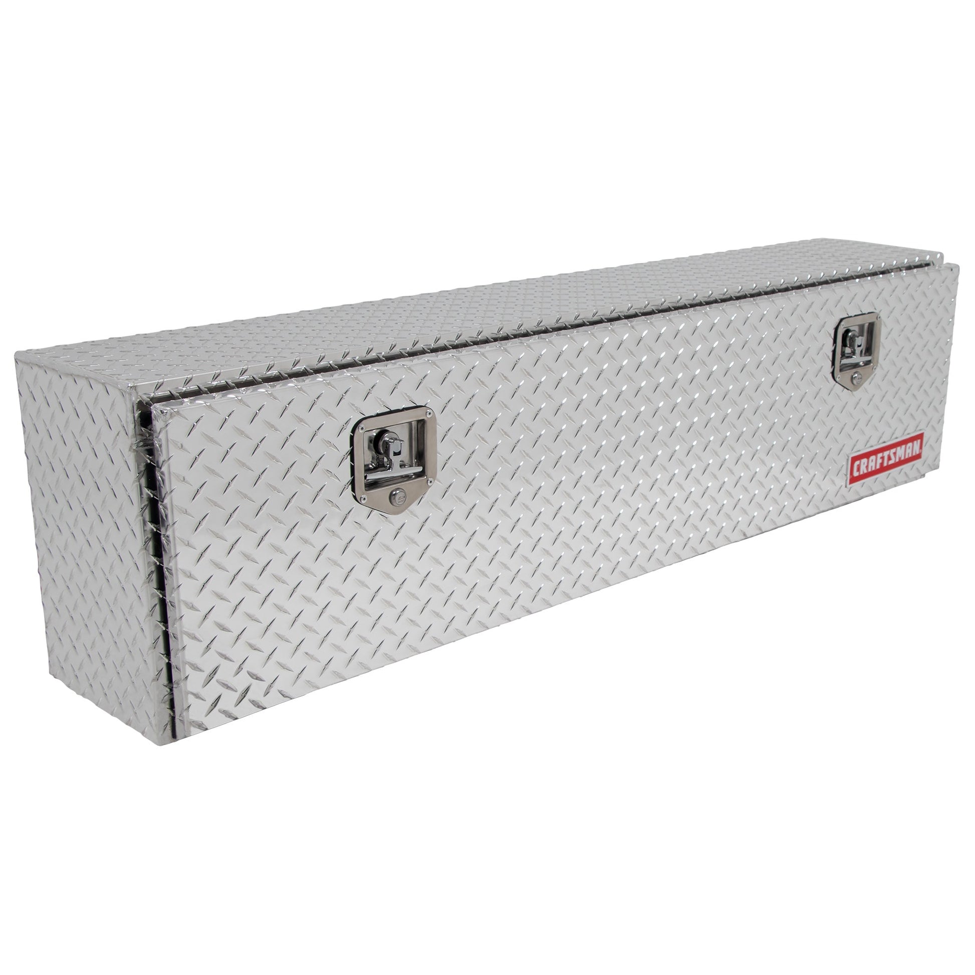 CRAFTSMAN 60-in x 12-in x 16-in Silver Aluminum Top mount Truck Tool Box