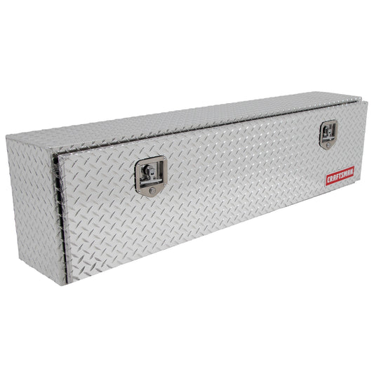 CRAFTSMAN 60-in x 12-in x 16-in Silver Aluminum Top mount Truck Tool Box