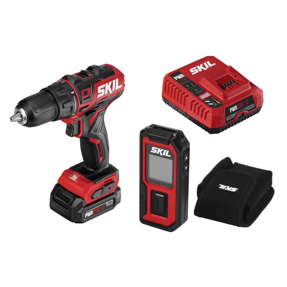 SKIL 12-volt 2-Tool Brushless Power Tool Combo Kit (1-Battery Included and Charger Included) CB737501