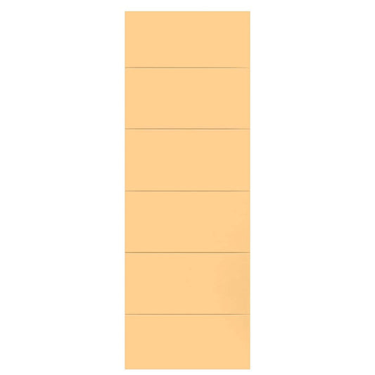 Masonite Melrose 28-in x 80-in Marigold Flush Smooth Hollow core Prefinished Molded composite Slab Door