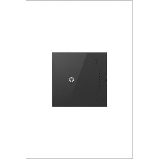 Legrand adorne Touch Tru-Universal Single-Pole/3-Way LED Illuminated Square Light Dimmer, Graphite ADTH703TUG4