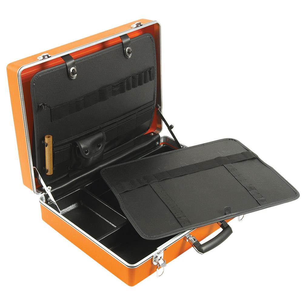 Jameson 19.2-in W x 5.85-in H x 15.8-in D Orange Aluminum Tool Box JT-TC-03200