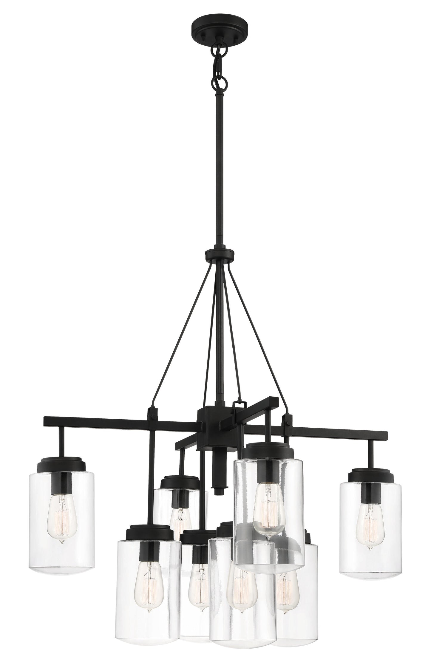 Craftmade Crosspoint 8 -Light Bronze Transitional For Use in Chandelier 1605676