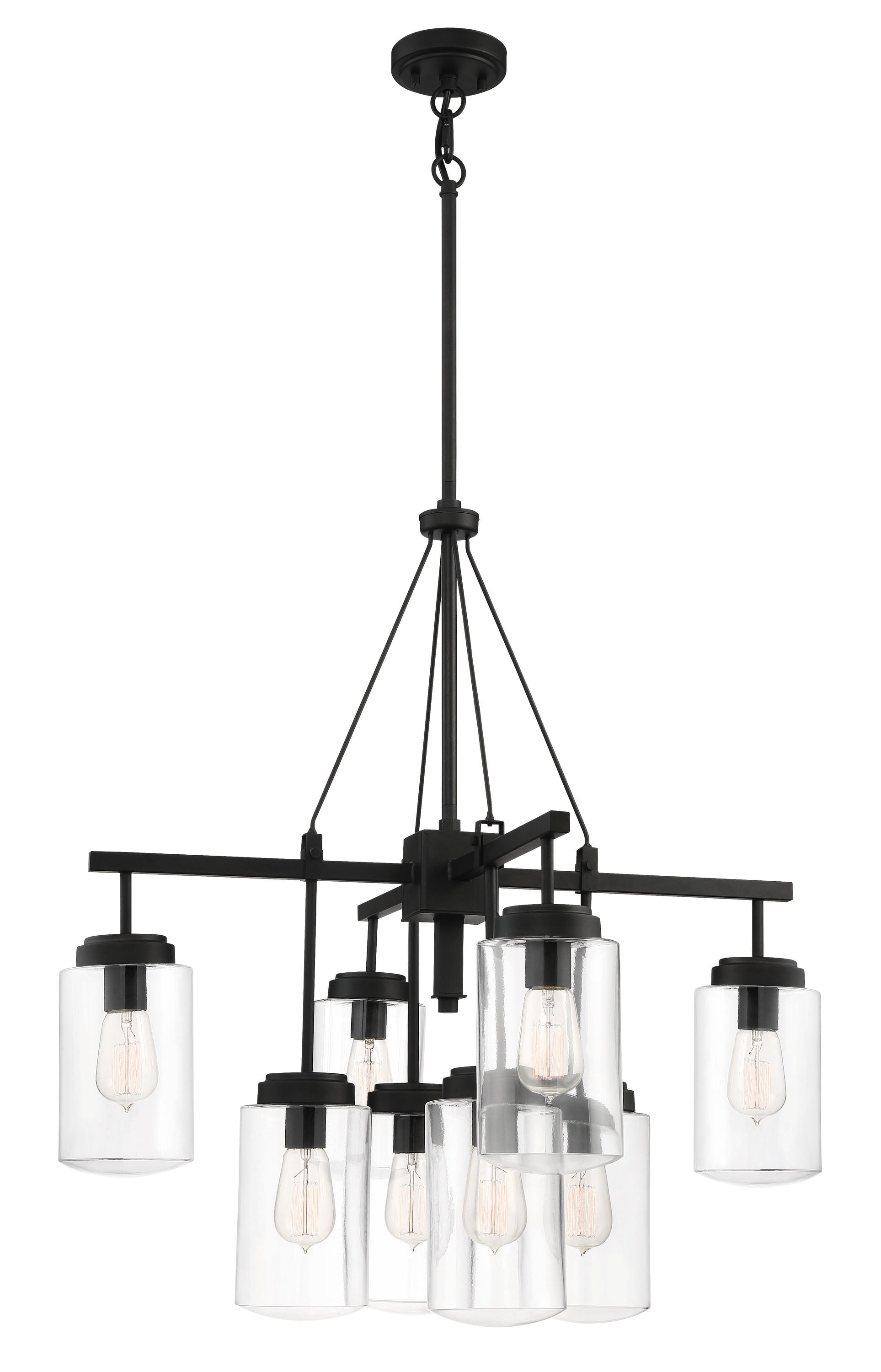 Craftmade Crosspoint 8 -Light Bronze Transitional For Use in Chandelier 1605676