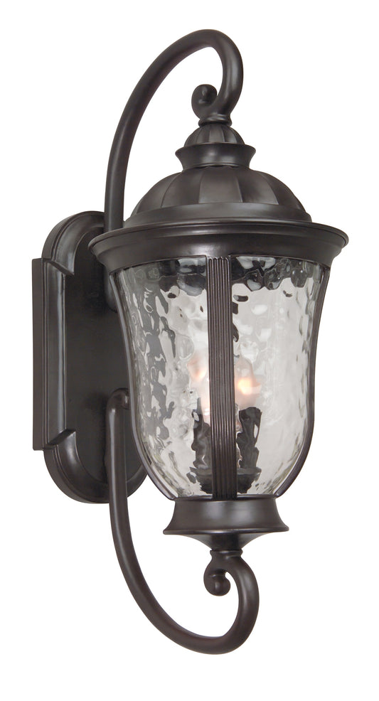Craftmade Frances 3 -Light 28.88-in H Oil-rubbed Bronze Hardwired Outdoor Wall Light 1605427