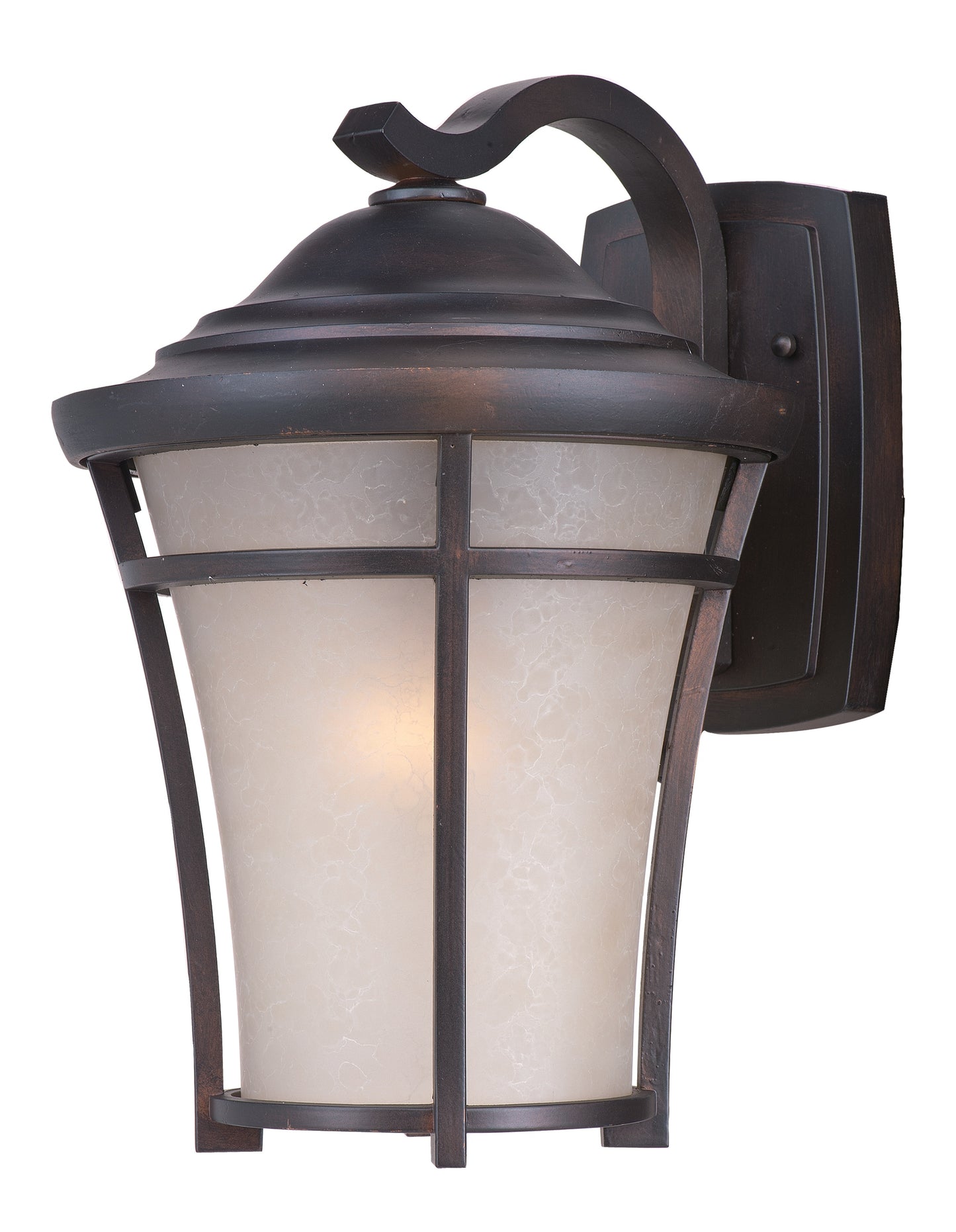 Maxim Lighting Balboa DC 1 -Light 17.25-in H Distressed Brown Hardwired Outdoor Wall Light