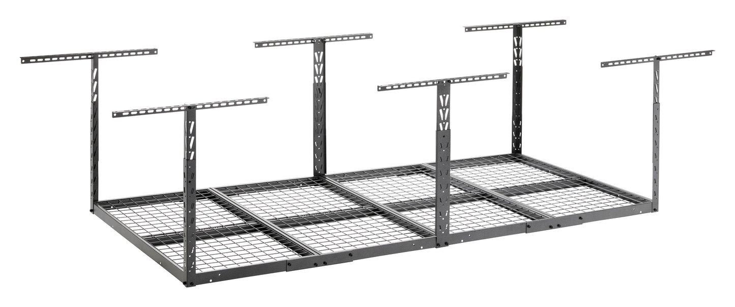 Gladiator Adjustable Height Overhead Garage Storage 750-lb in Gray Steel ( 48-in W x 96-in D )