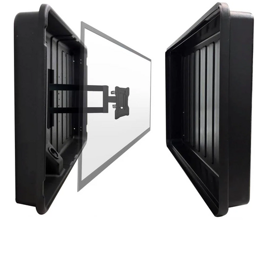 Storm Shell Black Abs 27-in W x 8-in H Outdoor TV Cover SS-44