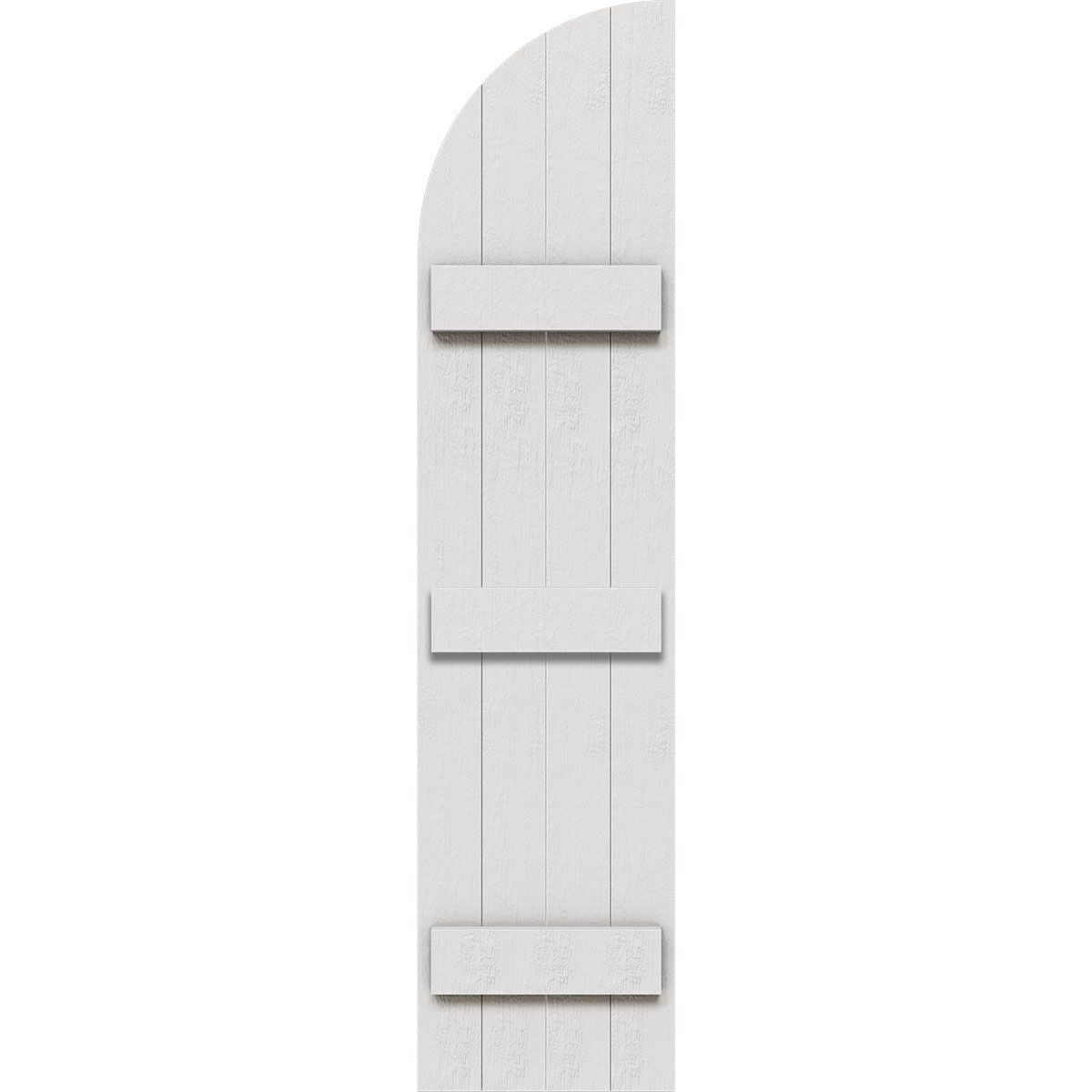 Ekena Millwork 21.5-in W x 93-in H Primed Paintable/Stainable Board and batten Exterior Shutters ( 2 -Pack )