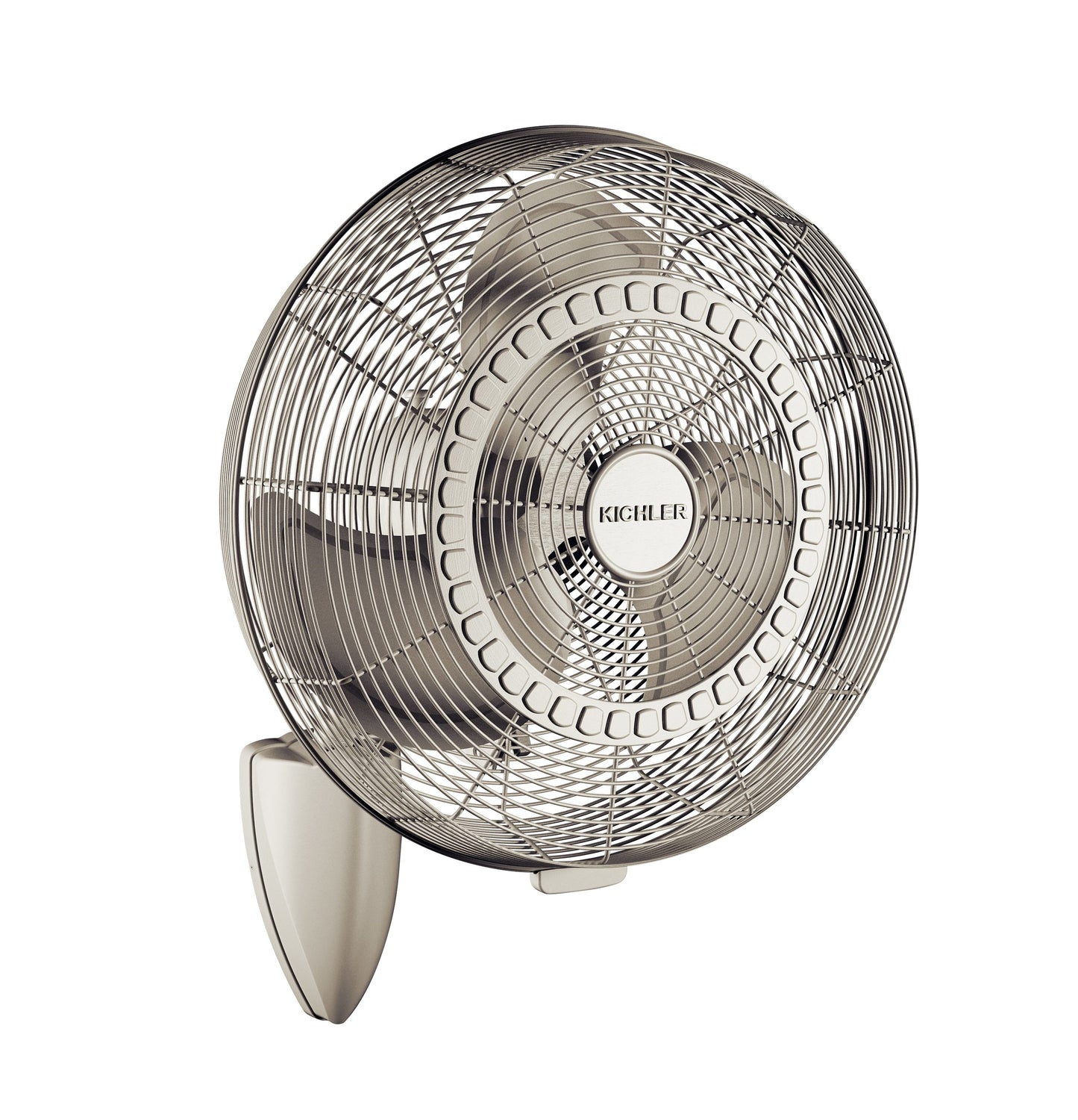Kichler Pola 18-in Indoor or Outdoor Silver Wall Mounted Fan 339218NI