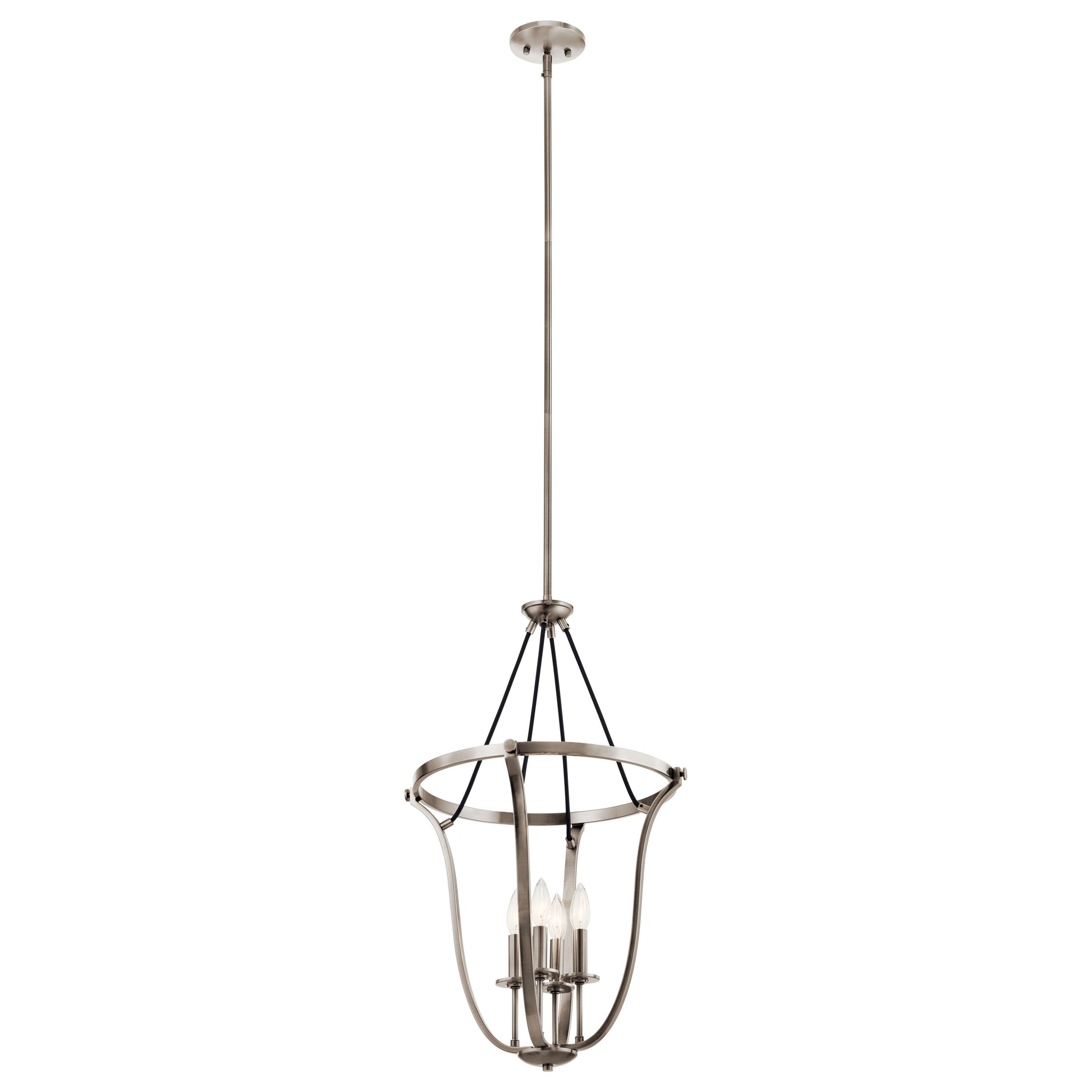 Kichler Thisbe 4 -Light Classic Pewter Traditional Lantern Large Hanging Pendant light 1958880