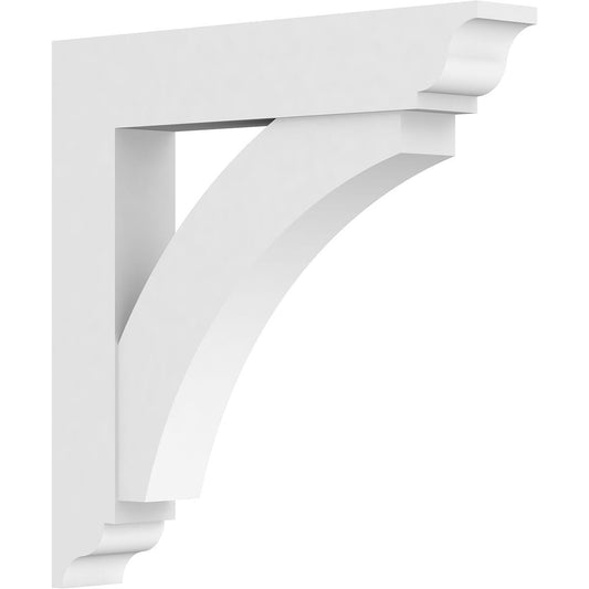 Ekena Millwork Standard ThortonGrade 5-in x 36-in x 36-in Off-white PVC Standard bracket