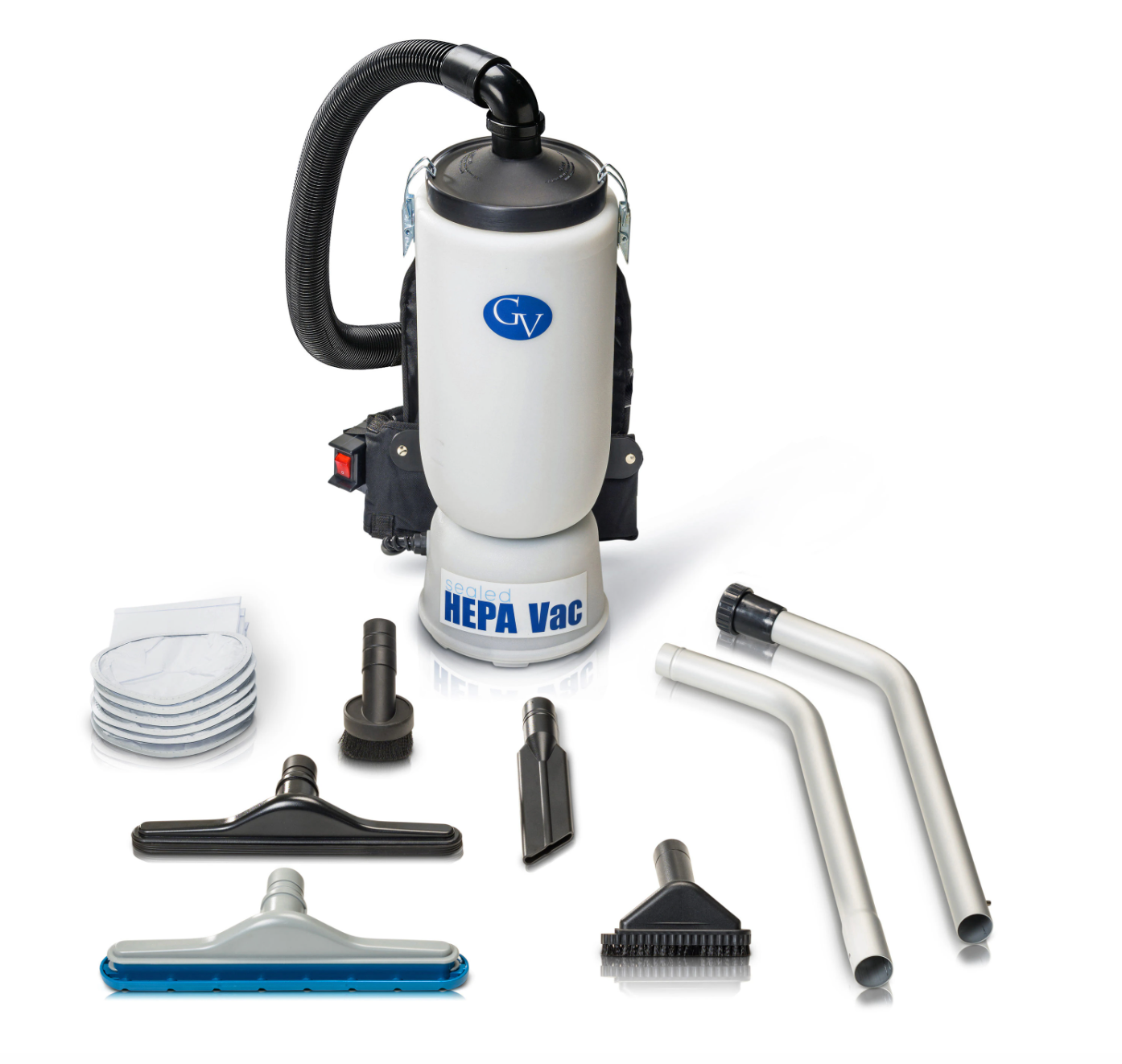 GV Commercial/Residential Backpack Vacuum with Hepa Filter GV6QT