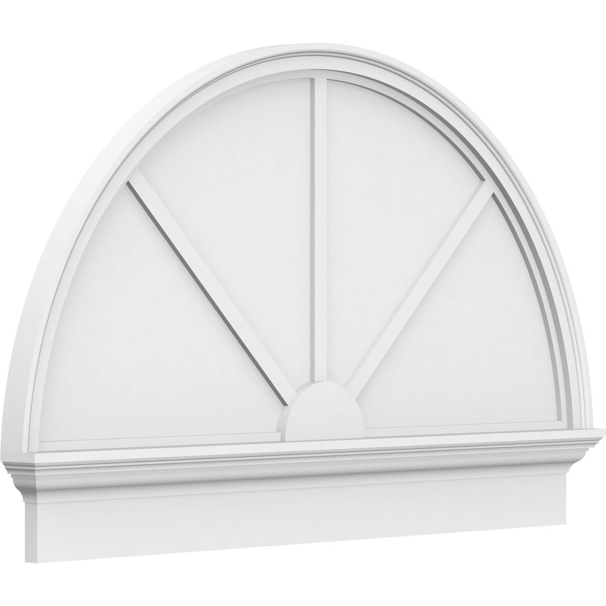 Ekena Millwork 56-in W x 34.75-in L PVC Pediment