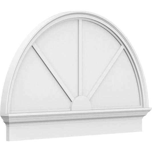 Ekena Millwork 58-in W x 35.75-in L PVC Pediment