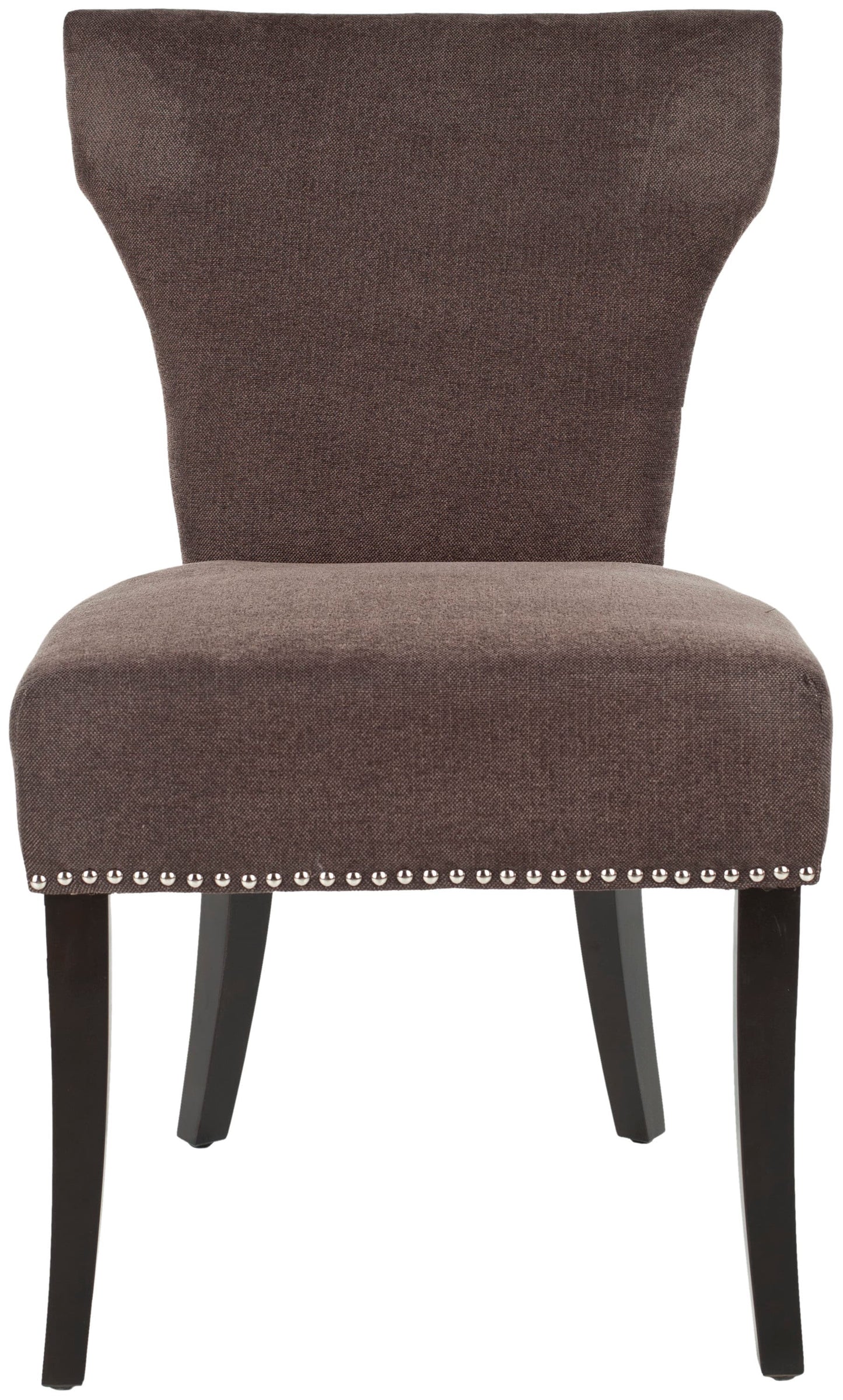 Safavieh Set of 2 Jappic Contemporary/Modern Cotton Upholstered Side Chair (Wood Frame)