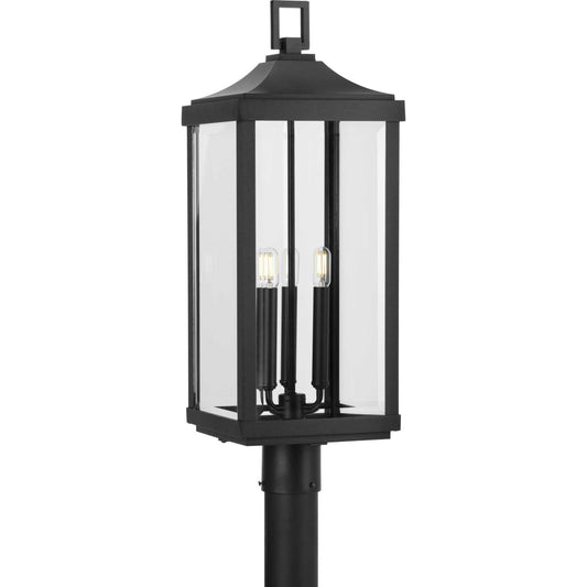 Progress Lighting Gibbes Street 26.87-Inches Black Traditional Outdoor Light post lantern 2467607