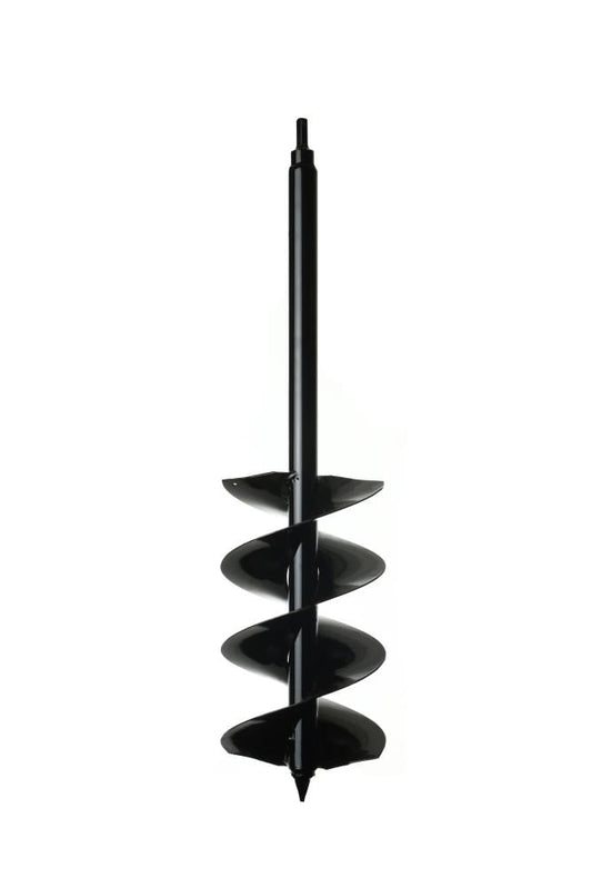 Power Planter USA 28-in x 7-in Welded Steel Bulb Auger with 1/2-in Hex Drive, 26-in Digging Depth 728H